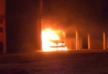 Se busca a la persona resposable del Incendio provocado en apartamentos en Santa Maria